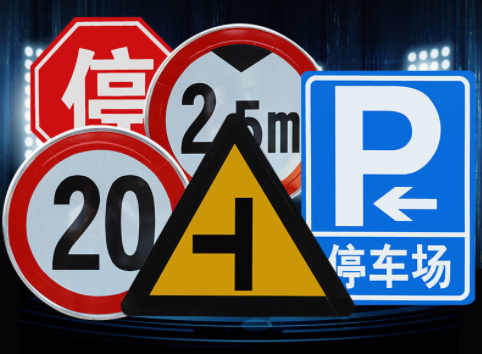 有哪些是连江交通标牌设置的警示特色？