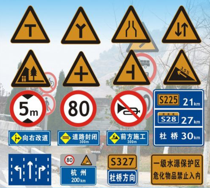 简述连江交通标牌的分类状况
